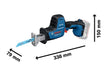 BOSCH Akku-sablja testera GSA 18V-24 (06016A5101) Madras doo Beograd Madras doo Beograd