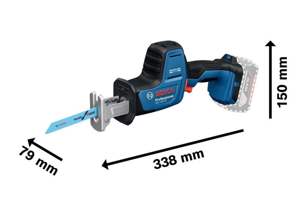 BOSCH Akku-sablja testera GSA 18V-24 (06016A5101) Madras doo Beograd Madras doo Beograd