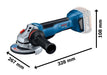BOSCH Akku-ugaona brusilica GWS 18V-10 P (06019J4101) Madras doo Beograd Madras doo Beograd