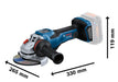 BOSCH Akku-ugaona brusilica GWS 18V-15 PSC (06019H6B00) Madras doo Beograd Madras doo Beograd