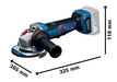 BOSCH Akku-ugaona brusilica GWS18V-11PS (06019N4301) Madras doo Beograd Madras doo Beograd
