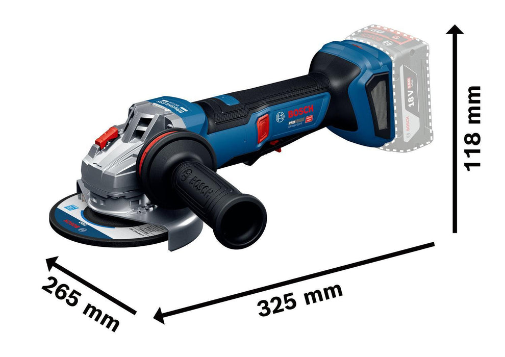 BOSCH Akku-ugaona brusilica GWS18V-11PS (06019N4301) Madras doo Beograd Madras doo Beograd
