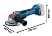 BOSCH Akku-ugaona brusilica GWX 18V-10 P (06019J4200) Madras doo Beograd Madras doo Beograd