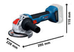 BOSCH Akku-ugaona brusilica GWX 18V-8 (06019N9102) Madras doo Beograd Madras doo Beograd