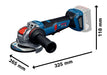 BOSCH Akku-ugaona brusilica GWX18V-11PS (06019N4400) Madras doo Beograd Madras doo Beograd