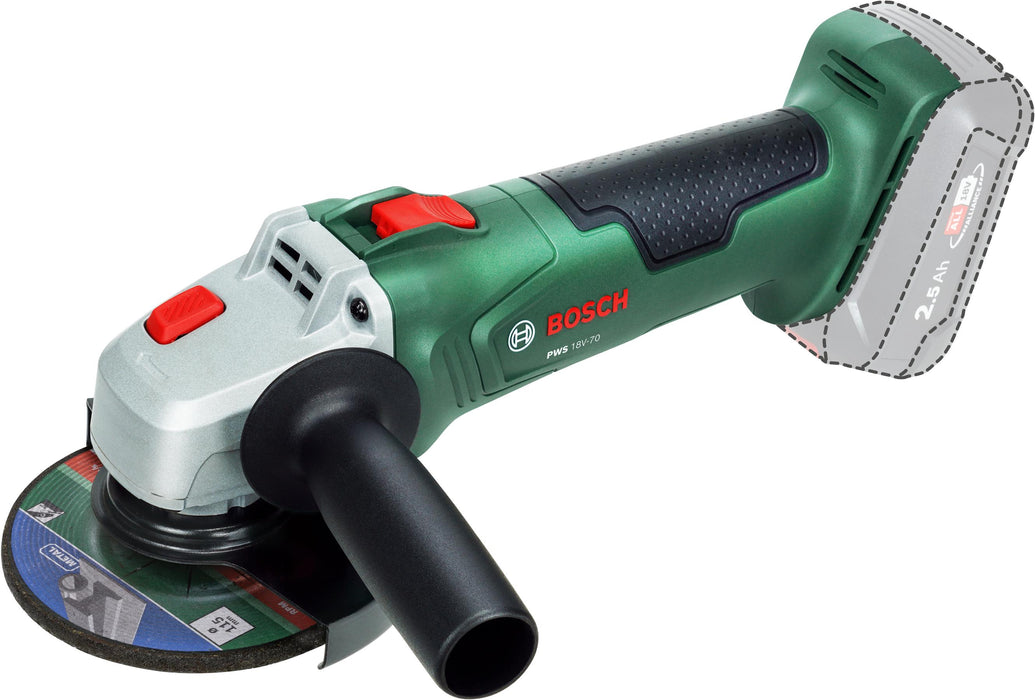 BOSCH Akku-ugaona brusilica PWS 18V-70 (06033E6000) Madras doo Beograd Madras doo Beograd