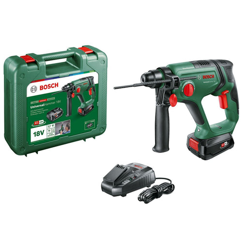 Bosch akumulatorski elektro-pneumatski čekić UniversalHammer 18V; 1x2,5 Ah (06039D6002) Aku SDS Plus bušilica BOSCH BOSCH-06039D6002 Madras doo Beograd