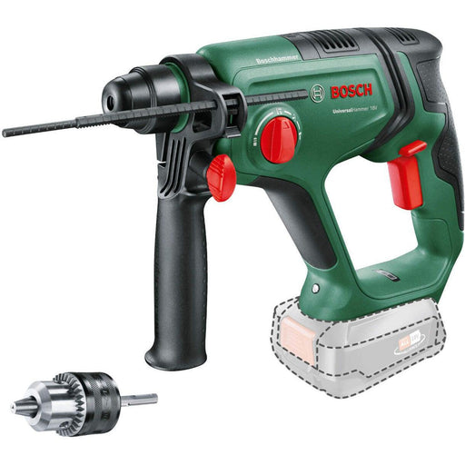 Bosch akumulatorski elektro-pneumatski čekić UniversalHammer 18V Solo + adapter; bez baterije i punjača (06039D6001) Aku SDS Plus bušilica BOSCH BOSCH-06039D6001 Madras doo Beograd