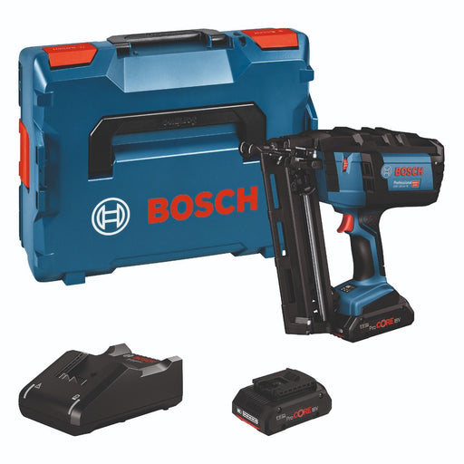 Bosch akumulatorski pištolj za eksere GNH 18V-64 M Professional 18V; 2 x ProCORE 18V 4,0 Ah + L-Boxx kofer (0601481003) Aku pištolj za eksere BOSCH BOSCH-0601481003 Madras doo Beograd