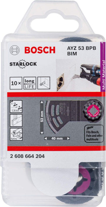 Bosch AYZ 53 BPB Dual-Tec nož 53 x 40 mm - pakovanje od 10 komada - 2608664204 Pribor BOSCH BOSCH-2608664204 Madras doo Beograd