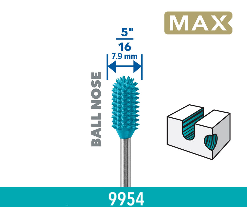 BOSCH Ball Nose Power carving bit DREMEL® MAX (9954) - (26159954DM) Madras doo Beograd Madras doo Beograd