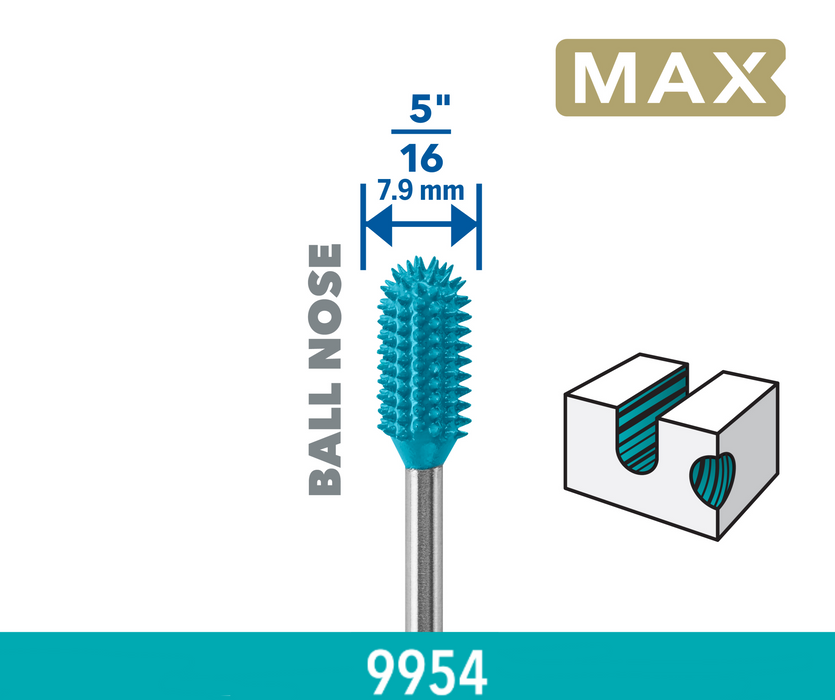 BOSCH Ball Nose Power carving bit DREMEL® MAX (9954) - (26159954DM) Madras doo Beograd Madras doo Beograd