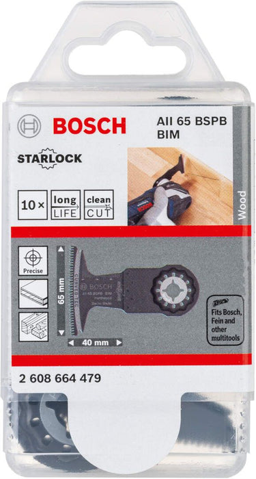 Bosch BIM list testere za uranjanje AII 65 BSPB Hard Wood 40 x 65 mm - pakovanje od 10 komada - 2608664479 List testere za uranjanje BOSCH BOSCH-2608664479 Madras doo Beograd