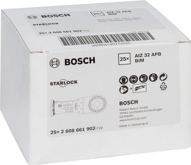 Bosch BIM list testere za uranjanje AIZ 32 APB Wood and Metal 50 x 32 mm - pakovanje od 25 komada - 2608661902 List testere za uranjanje BOSCH BOSCH-2608661902 Madras doo Beograd