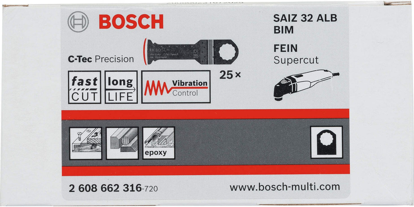 Bosch BIM list testere za uranjanje SAIZ 32 ALB Wood and Metal 32 x 70 mm - 2608662316 List testere za uranjanje BOSCH BOSCH-2608662316 Madras doo Beograd