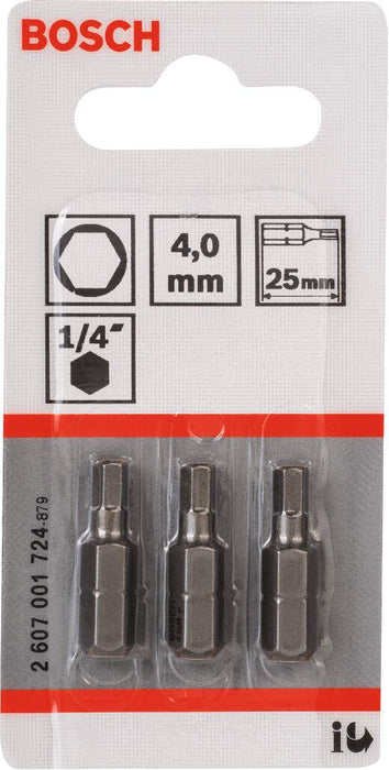 Bosch bit odvrtača ekstra-tvrdi HEX 4, 25 mm - 2607001724 Bit HEX BOSCH BOSCH-2607001724 Madras doo Beograd