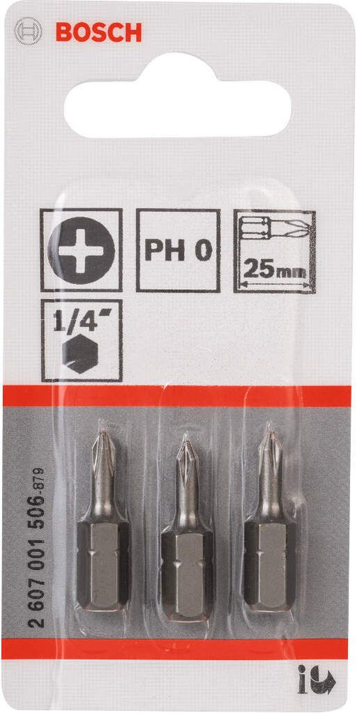 Bosch bit odvrtača ekstra-tvrdi PH 0, 25 mm - 2607001506 Bit PH0 BOSCH BOSCH-2607001506 Madras doo Beograd