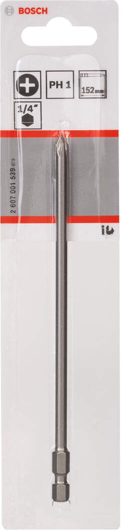 Bosch bit odvrtača ekstra-tvrdi PH 1, 152 mm - 2607001539 Bit PH1 BOSCH BOSCH-2607001539 Madras doo Beograd