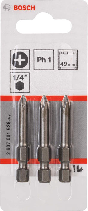 Bosch bit odvrtača ekstra-tvrdi PH 1, 49 mm - 2607001526 Bit PH1 BOSCH BOSCH-2607001526 Madras doo Beograd