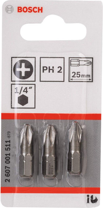 Bosch bit odvrtača ekstra-tvrdi PH 2, 25 mm - 2607001511 Bit PH2 BOSCH BOSCH-2607001511 Madras doo Beograd