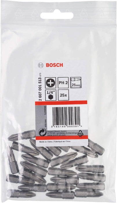 Bosch bit odvrtača ekstra-tvrdi PH 2, 25 mm - 2607001513 Bit PH2 BOSCH BOSCH-2607001513 Madras doo Beograd