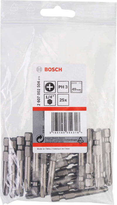 Bosch bit odvrtača ekstra-tvrdi PH 3, 49 mm - 2607002504 Bit PH3 BOSCH BOSCH-2607002504 Madras doo Beograd