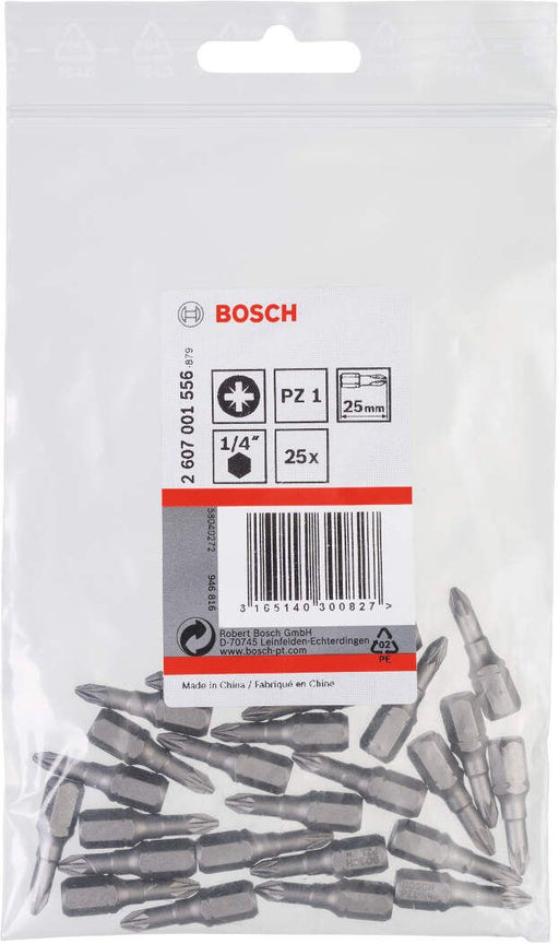 Bosch bit odvrtača ekstra-tvrdi PZ 1, 25 mm - 2607001556 Bit PZ1 BOSCH BOSCH-2607001556 Madras doo Beograd