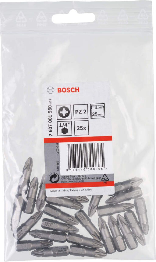 Bosch bit odvrtača ekstra-tvrdi PZ 2, 25 mm - 2607001560 Bit PZ2 BOSCH BOSCH-2607001560 Madras doo Beograd