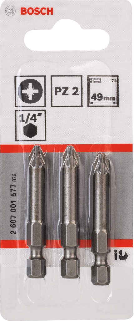 Bosch bit odvrtača ekstra-tvrdi PZ 2, 49 mm - 2607001577 Bit PZ2 BOSCH BOSCH-2607001577 Madras doo Beograd