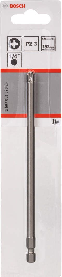 Bosch bit odvrtača ekstra-tvrdi PZ 3, 152 mm - 2607001590 Bit PZ3 BOSCH BOSCH-2607001590 Madras doo Beograd