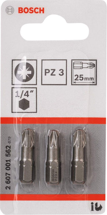 Bosch bit odvrtača ekstra-tvrdi PZ 3, 25 mm - 2607001562 Bit PZ3 BOSCH BOSCH-2607001562 Madras doo Beograd