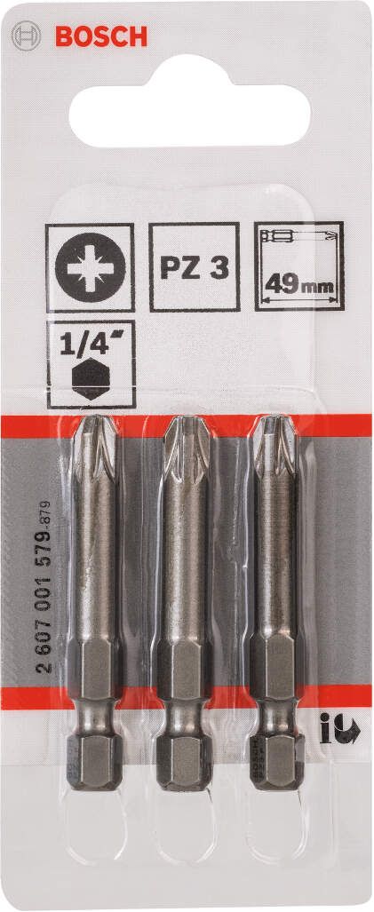 Bosch bit odvrtača ekstra-tvrdi PZ 3, 49 mm - 2607001579 Bit PZ3 BOSCH BOSCH-2607001579 Madras doo Beograd