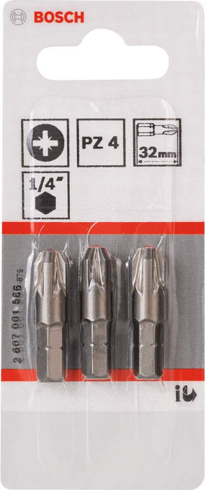 Bosch bit odvrtača ekstra-tvrdi PZ 4, 32 mm - 2607001566 Bit PZ4 BOSCH BOSCH-2607001566 Madras doo Beograd