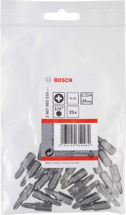 Bosch bit odvrtača ekstra-tvrdi redukovani PH2R, 25 mm - 2607002519 Bit PH2R BOSCH BOSCH-2607002519 Madras doo Beograd