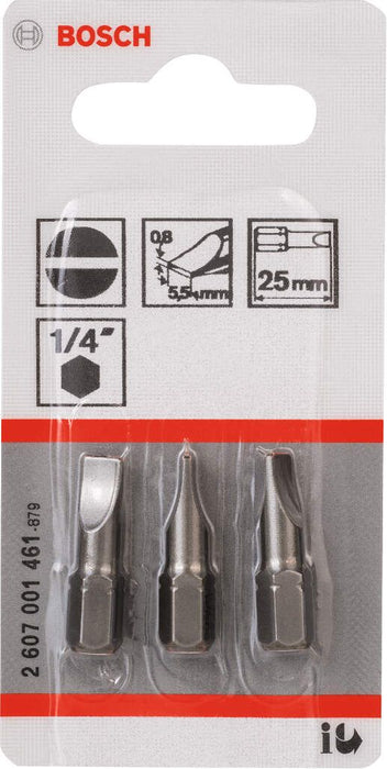 Bosch bit odvrtača ekstra-tvrdi S 0,8x5,5, 25 mm - 2607001461 Bit odvrtača eksera BOSCH BOSCH-2607001461 Madras doo Beograd