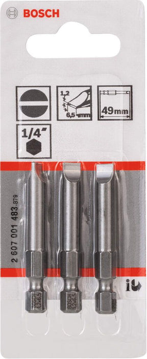 Bosch bit odvrtača ekstra-tvrdi S 1,2x6,5, 49 mm - 2607001483 Bit odvrtača eksera BOSCH BOSCH-2607001483 Madras doo Beograd