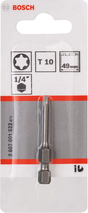 Bosch bit odvrtača ekstra-tvrdi T10, 49 mm - 2607001632 Bit odvrtača eksera BOSCH BOSCH-2607001632 Madras doo Beograd