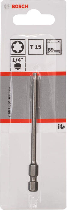 Bosch bit odvrtača ekstra-tvrdi T15, 89 mm - 2607001650 Bit odvrtača eksera BOSCH BOSCH-2607001650 Madras doo Beograd