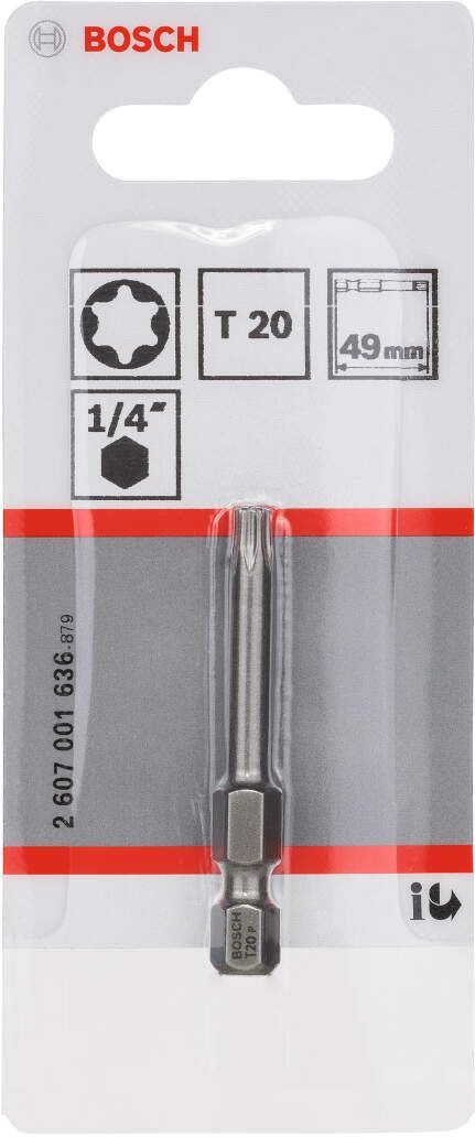 Bosch bit odvrtača ekstra-tvrdi T20, 49 mm - 2607001636 Bit odvrtača eksera BOSCH BOSCH-2607001636 Madras doo Beograd