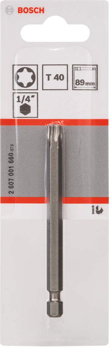 Bosch bit odvrtača ekstra-tvrdi T40, 89 mm - 2607001660 Bit odvrtača eksera BOSCH BOSCH-2607001660 Madras doo Beograd