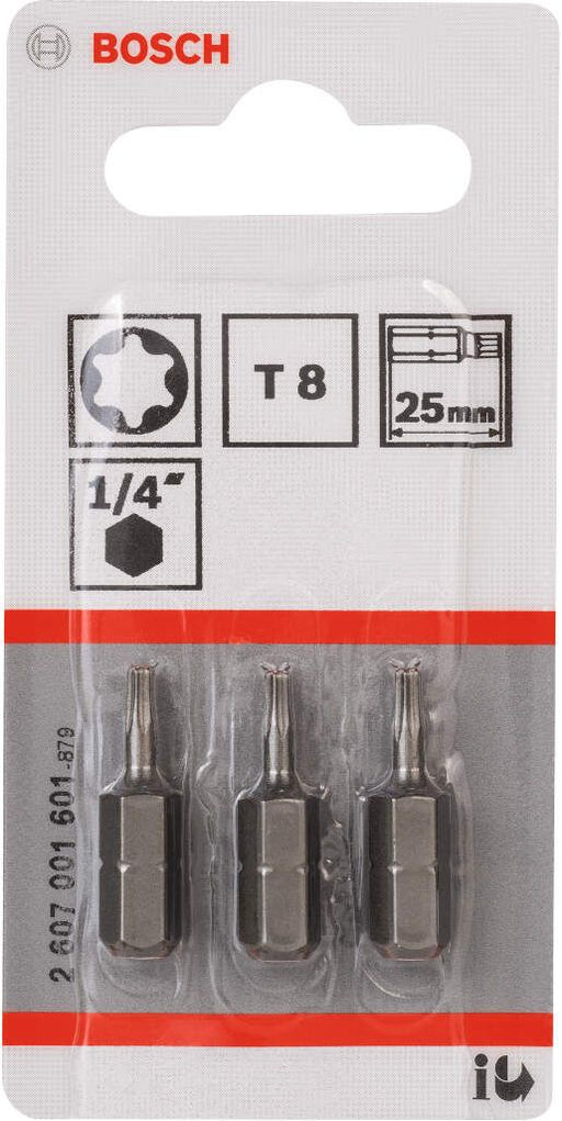 Bosch bit odvrtača ekstra-tvrdi T8, 25 mm - 2607001601 Bit odvrtača eksera BOSCH BOSCH-2607001601 Madras doo Beograd