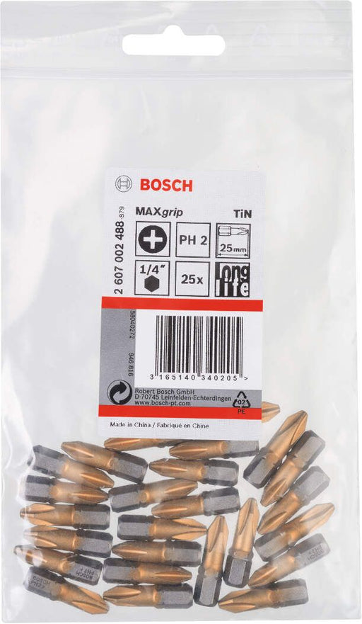 Bosch bit odvrtača Max Grip PH 2, 25 mm - 2607002488 Bit PH2 BOSCH BOSCH-2607002488 Madras doo Beograd