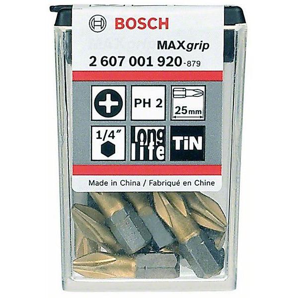 Bosch Bit odvrtača Max Grip PH 2, 25 mm Bit PH2 BOSCH BOSCH-2607001920 Madras doo Beograd