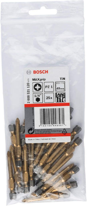 Bosch bit odvrtača Max Grip PZ 1, 49 mm - 2608521120 Bit PZ1 BOSCH BOSCH-2608521120 Madras doo Beograd