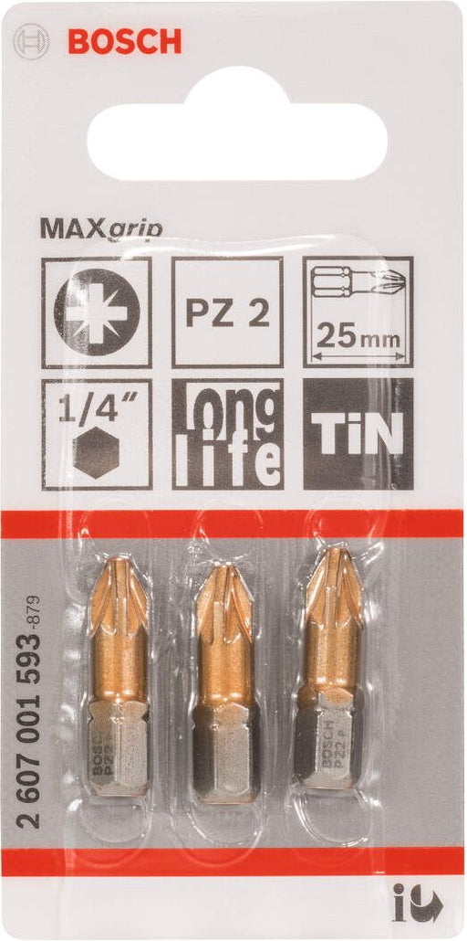 Bosch bit odvrtača Max Grip PZ 2, 25 mm - 2607001593 Bit PZ2 BOSCH BOSCH-2607001593 Madras doo Beograd