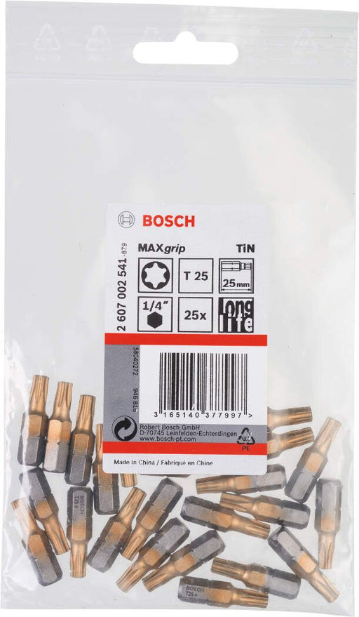 Bosch bit odvrtača Max Grip T25, 25 mm - 2607002541 Bit odvrtača BOSCH BOSCH-2607002541 Madras doo Beograd