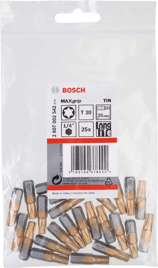 Bosch bit odvrtača Max Grip T30, 25 mm - 2607002542 Bit odvrtača BOSCH BOSCH-2607002542 Madras doo Beograd