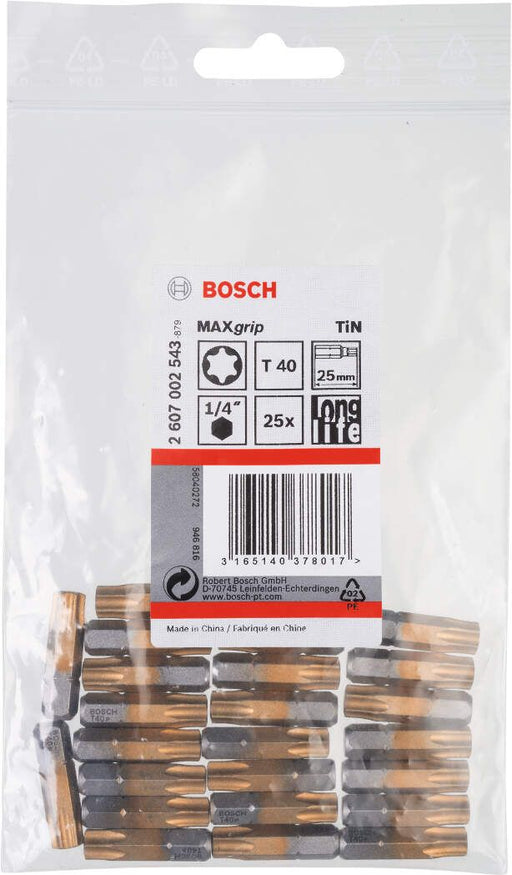 Bosch bit odvrtača Max Grip T40, 25 mm - 2607002543 Bit odvrtača BOSCH BOSCH-2607002543 Madras doo Beograd