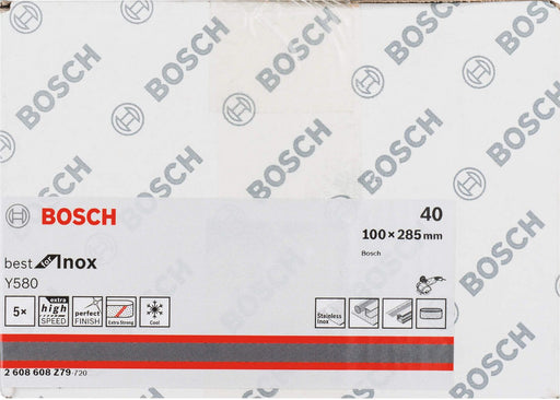 Bosch brusna čaura Y580 100x285x90mm granulacija 40 - pakovanje od 5 komada (2608608Z79) Brusna čaura BOSCH BOSCH-2608608Z79 Madras doo Beograd