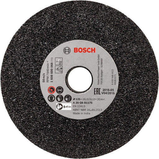 Bosch brusna ploča za ravnu brusilicu 125 mm, 20 mm, 20 - 1608600068 Brusna ploča BOSCH BOSCH-1608600068 Madras doo Beograd